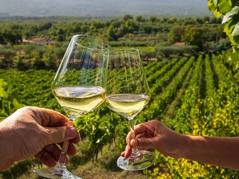 Glasss of wine